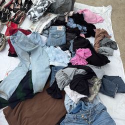 clothes shorts shirts shoes jeans jackets