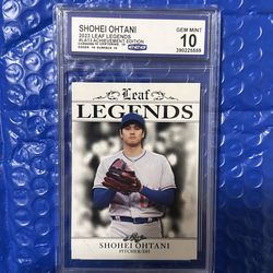 Shohei Ohtani PSA 10