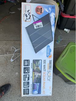 100 WATT SOLAR panel kit
