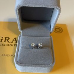 0.5 Karat Diamond Earrings