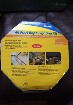 48 foot warm white rope light New In Box