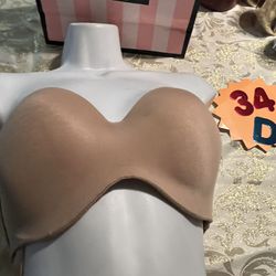 Victoria’s Secret strapless bra 34 D 💛