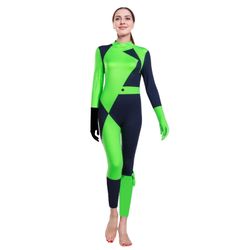 Shego Kim Possible Anime Cosplay Costume Small / Disfraz Adulto Chico