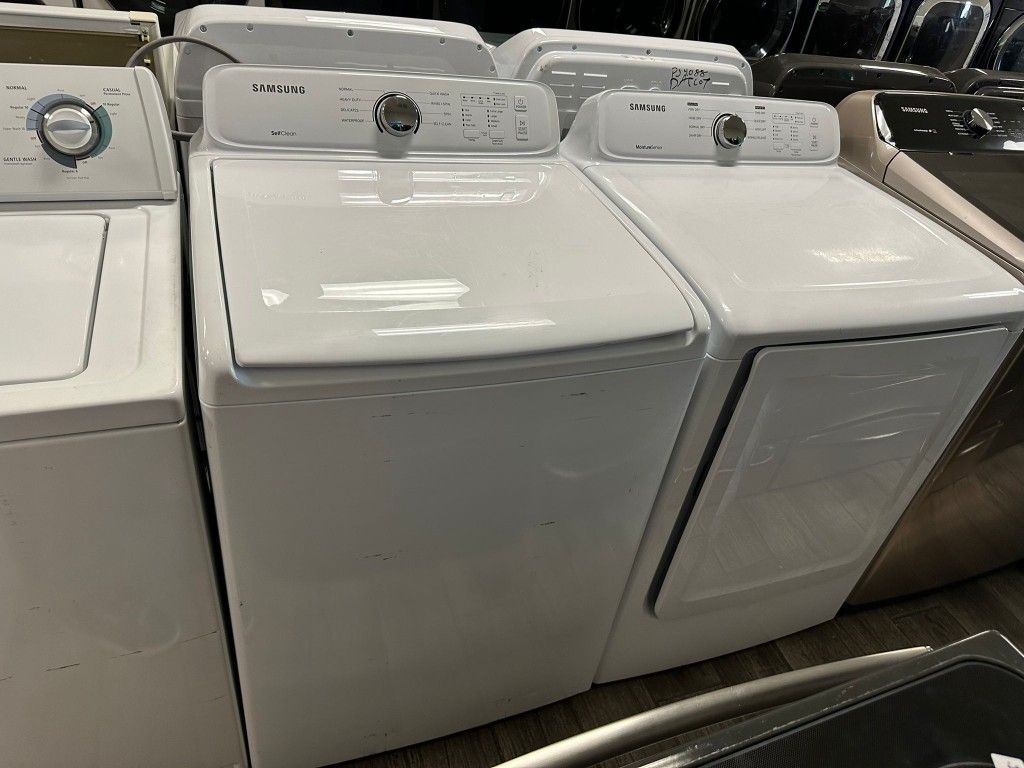 Samsung washer and dryer set electric with warranty