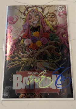 Absolute Batman #17 Mark Brooks “Real Ivy” Megacon LE 600 FOIL variant SIGNED by Snyder & Brooks