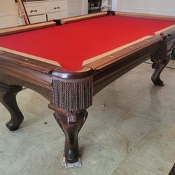 Pool Table 7ft ( Free Delivery & Set Up & Color Felt Of Your Choice ) 