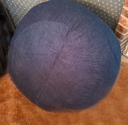 ENBAOHUI 3-FT Teardrop Memory Foam Bean Bag Chair, Navy Blue