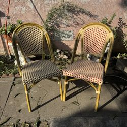 Bamboo Chairs 