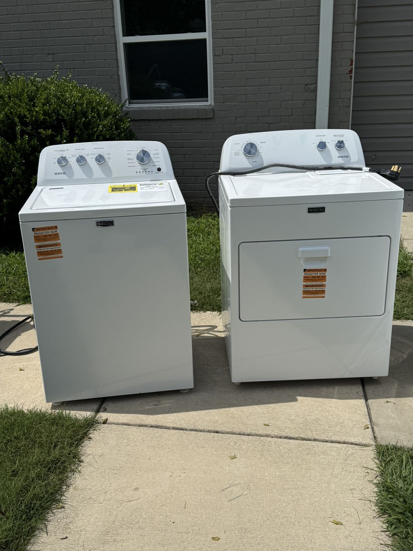 Brand New Maytag Washer And Dryer