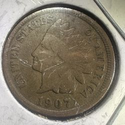 1907 Indian Head Penny 