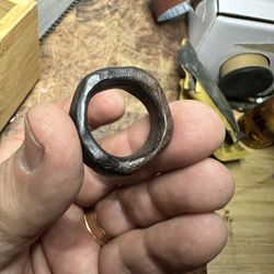 Irish Bog Wood / Bog Oak Ring - 2000-5000 Years Old - Any Size - Made to Order