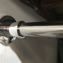 Briofox Industrial Shower Curtain Rod