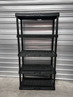 5 Tier Plastic Garage Storage Shelving shelf shelves Unit