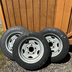 4:80-12 Boat Trailer Galvanized Wheels & Tires