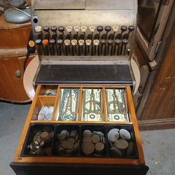 Antique National cash register 