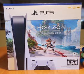 PS5 Console Playstation 5 New! -   Horizon Forbidden West  Bundle