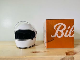 Biltwell Gringo S Full Face Street Motorcycle Helmet - White XS