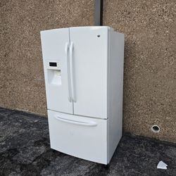 general Electric Three Doors White Refrigerator.