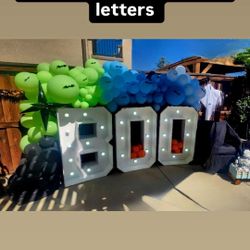 Boo Letters Marquees 