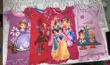 Sophia The 1st, Jesse, Disney princess,  Jake The Pirate Mixed Lot Of Toddler Girls Size 4