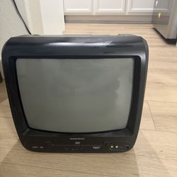 Magnavox 13 inch crt retro gaming tv with dvd player and remote