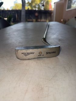Spalding Pro Series PS-3 Blade Putter RH Steel Shaft Black/Silver 1pc