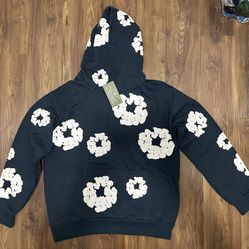 Denim Tears ‘Navy Cotton Wreath Hoodie’