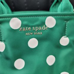 Green Polka Dot KATE SPADE  bag