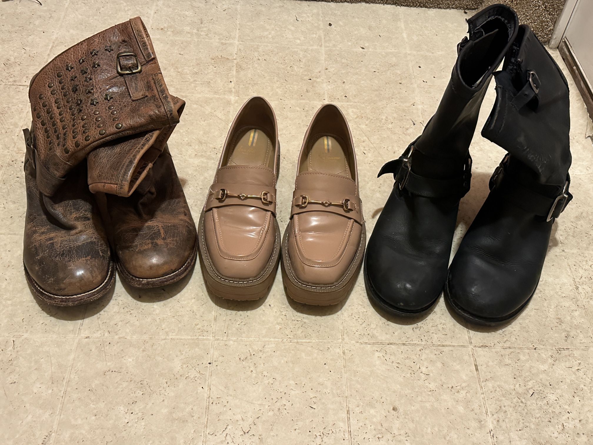 Size 10 Loafer And Boot Bundle!!