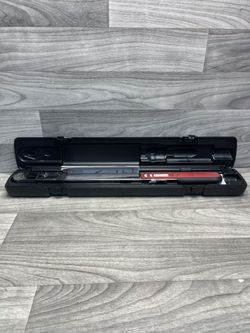 Snap-on 1/2" Drive SAE Click-Type Torque Wrench w/ Case (A1D021203)