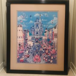 Walt Disney World 15th Anniversary Poster