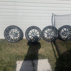 22” Rims And Tires 