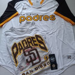 Padres XXL Men's Tshirt and Jersey Set