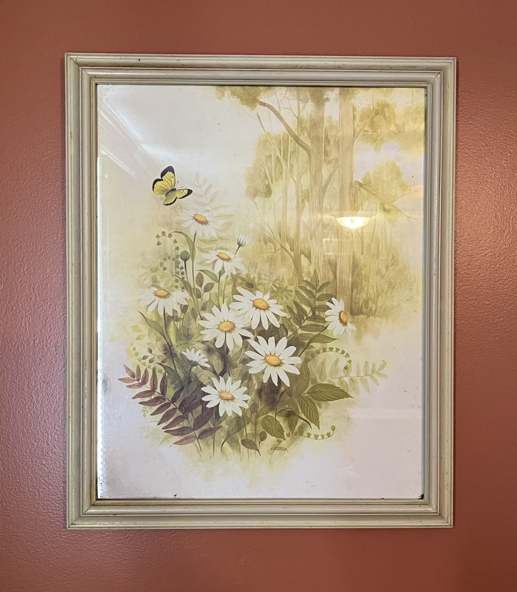 Vintage (1970’s) Print Of “Splendors Of Nature” By F. Massa 18.5”x22.75”