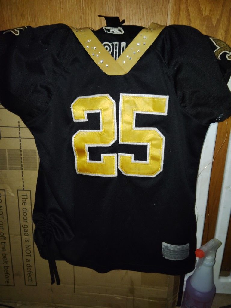 Official NFL-Reebok REGGIE BUSH #25 Saints Women's/LRG JERSEY