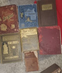 17 Antique Books