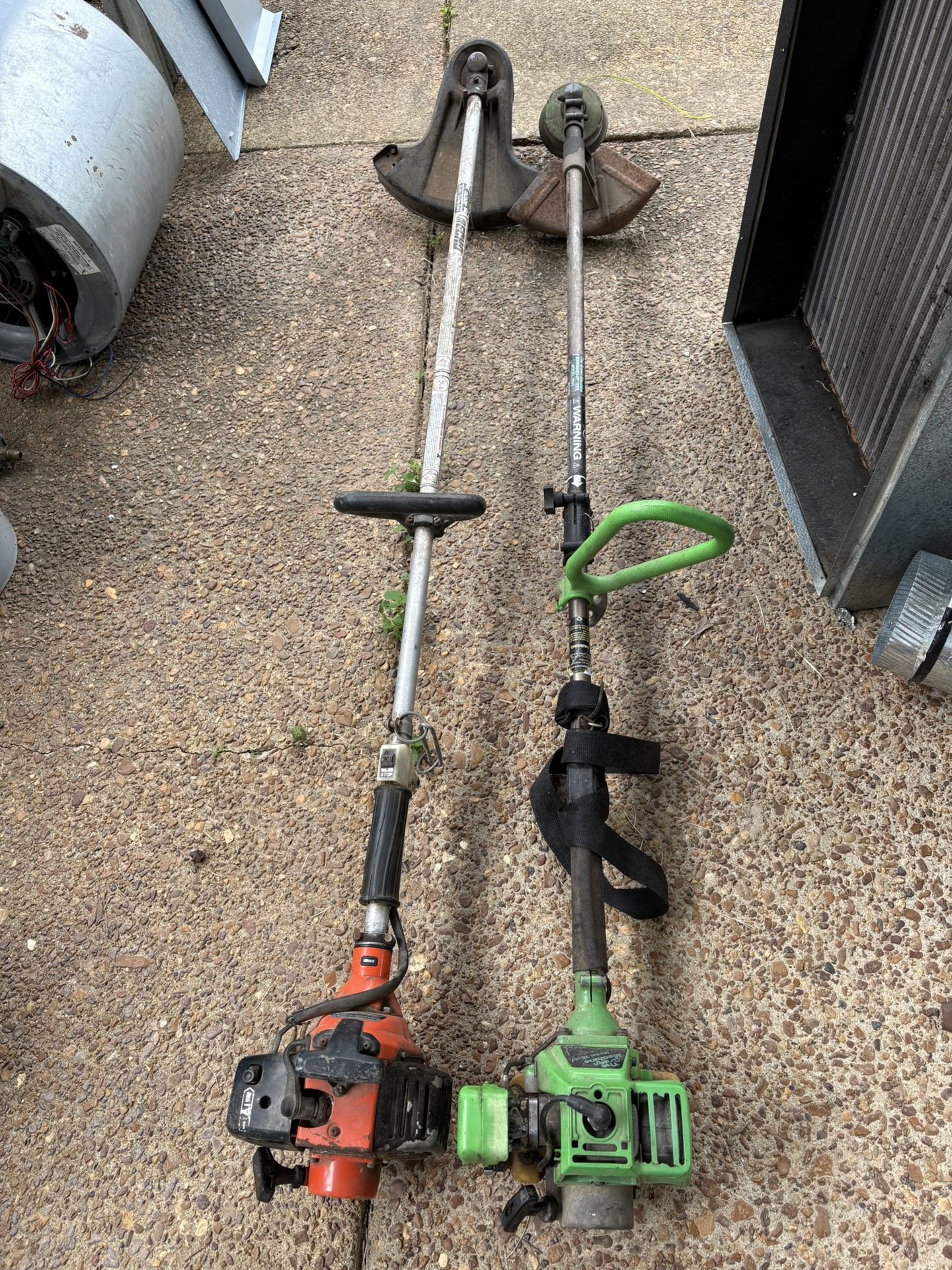 Echo Trimmer And The Green Machine Trimmer