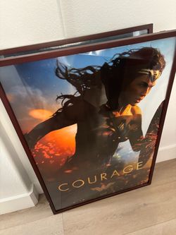Wonder Woman 'Courage' Framed Movie Poster