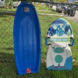 (3) Snow Sleds/snowskate, See 2 Pics, $15 - $50 Each