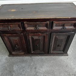 Solid Wood Cabinet Made In Mexico