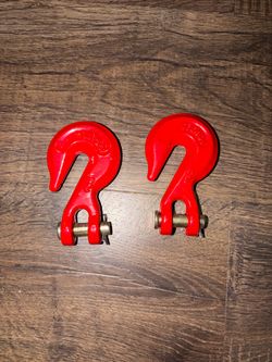 2 3/8 in G70 Clevis Grab Hooks Red