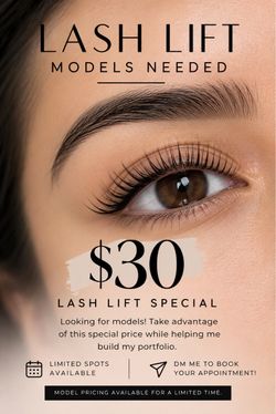 Lash lift models