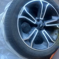 2013 - 2015 Ford Explorer 20x9 (TPMS) Machined Aluminum 5 Spoke Wheel