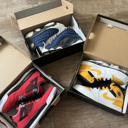 Jordan 1 , Jordan 4 , Jordan 12 