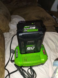 60 Vlt Green Works Battery And Charger