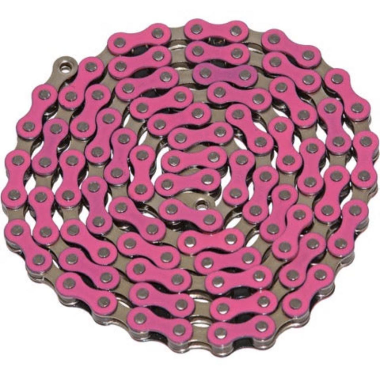 YBN Bicycle Chain In Colors 1/2X1/8X112 1/SPEED. 2- tone color scheme 