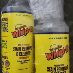 Whip It Amazing Stain Remover & cleaner, Concentrated Refill & Spray