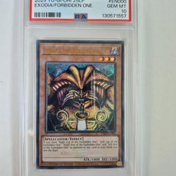 Exodia The Forbidden One Emblazoned Ultra Rare 25LP-EN000 PSA 10