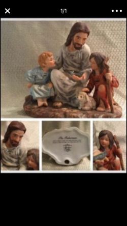 Fisherman Statue Jesus And Children