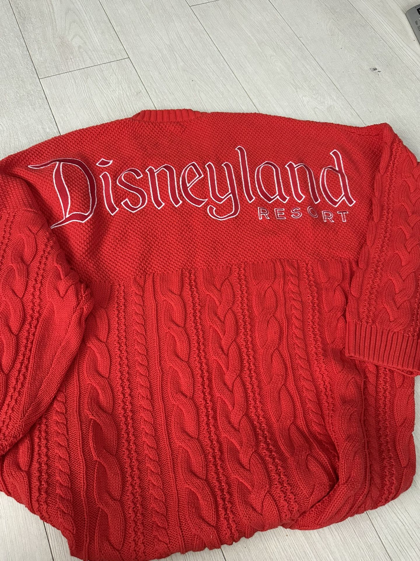 New Disneyland red christmas knitted sweater jersey